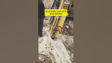 Hydraulic rock drill and splitter - Rilon machinery