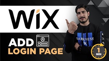 How To Add Login Page In Wix Website 2025 | Make Custom Login Page In Wix | Create A Login Page