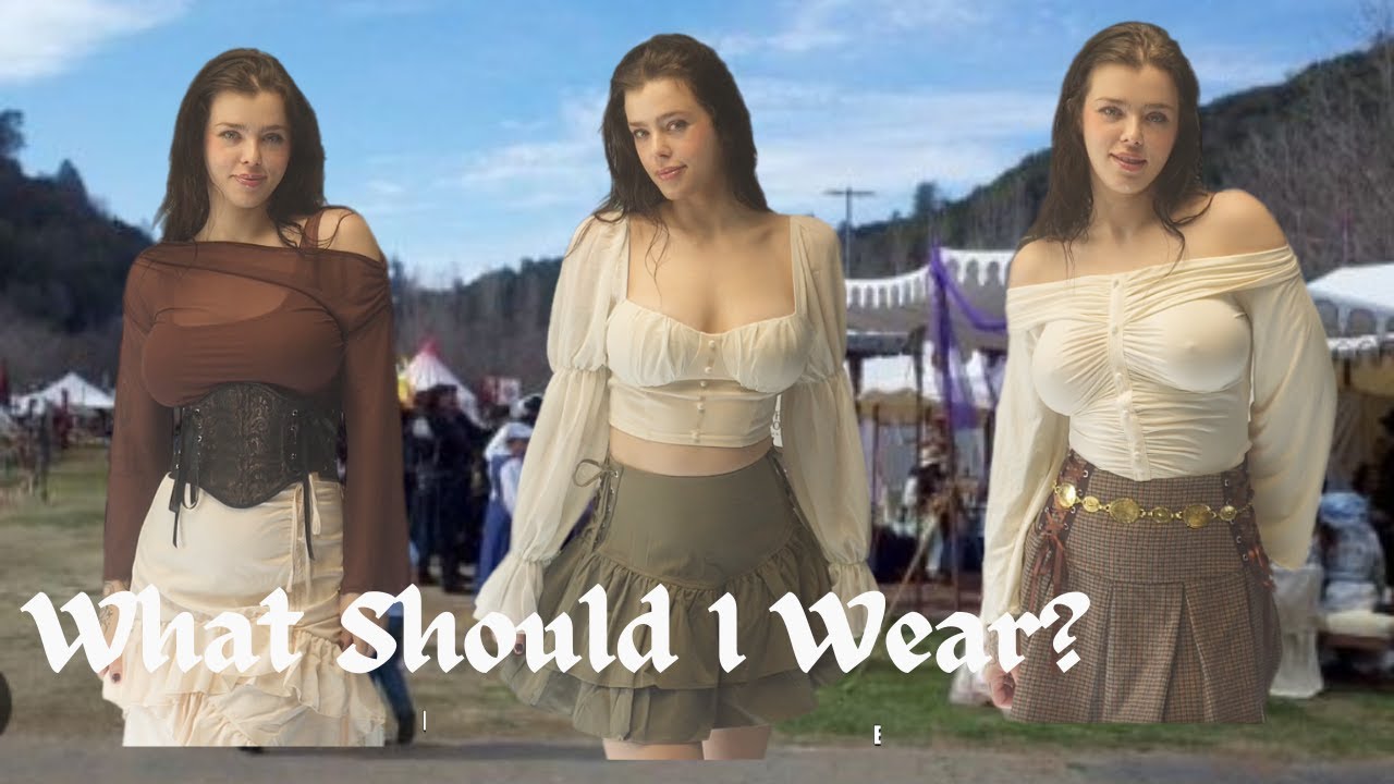 ПРИМЕРКА ЮБОК ДЛЯ КЕЛЬТСКОЙ ЯРМАРКИ: Помогите мне решить, что надеть!