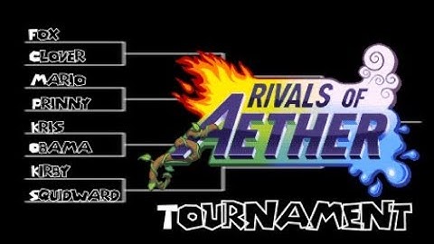 THE RIVALS OF AETHER CUSTOM CHARACTER TOURNAMENT