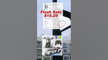 Transforming Remote Control Car with Light-Up Robot Mode