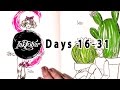 INKTOBER 2016 || Days 16-End + I go to AFASG16!