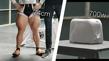 Olympic Cyclist Vs. Toaster: Can He Power It?