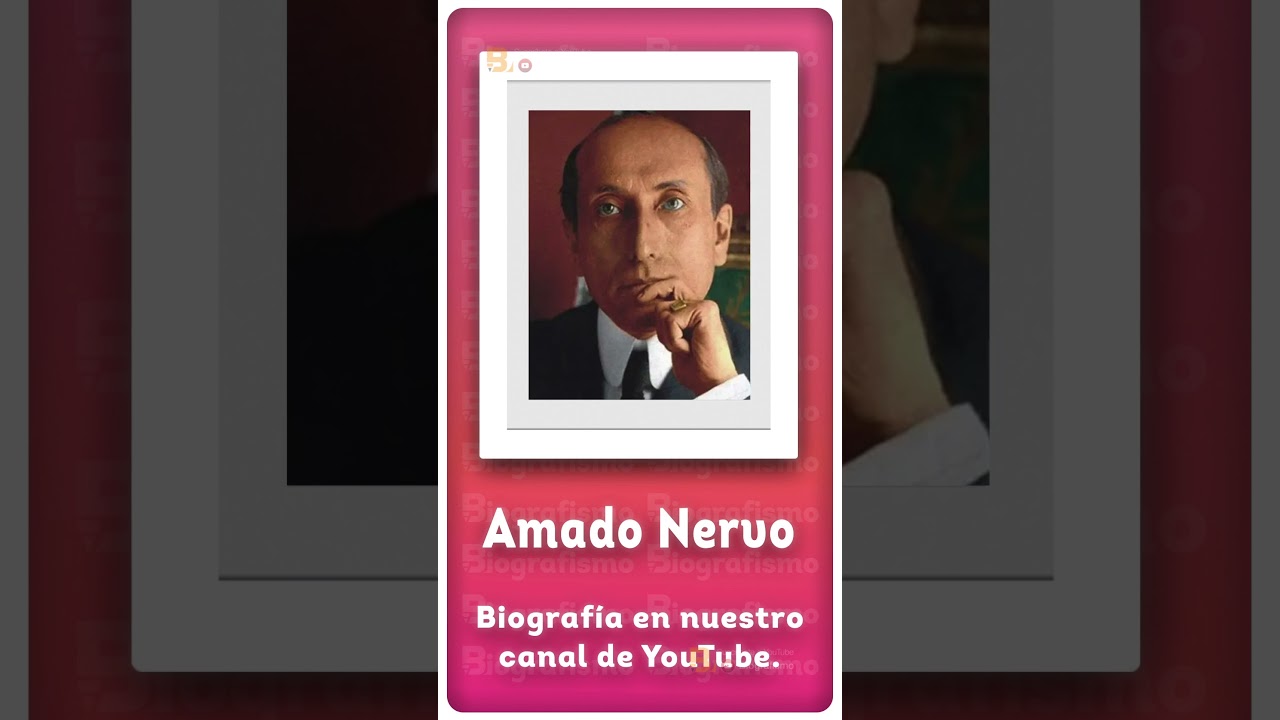 Biografía de Amado Nervo 📝 