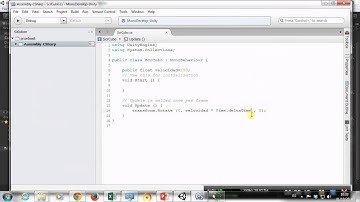 M7-2014: 02 Primer contacto con Unity parte II