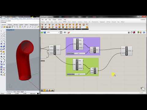 Rhino Grasshopper - parametric Pipe