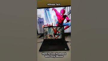 how to use computer keyboard with only mouse #shorts