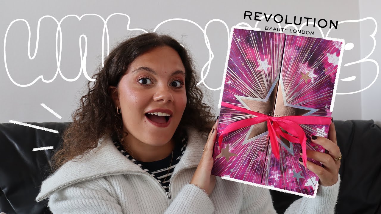 unboxing calendrier de l'avent makeup revolution (58€)🎅🎁
