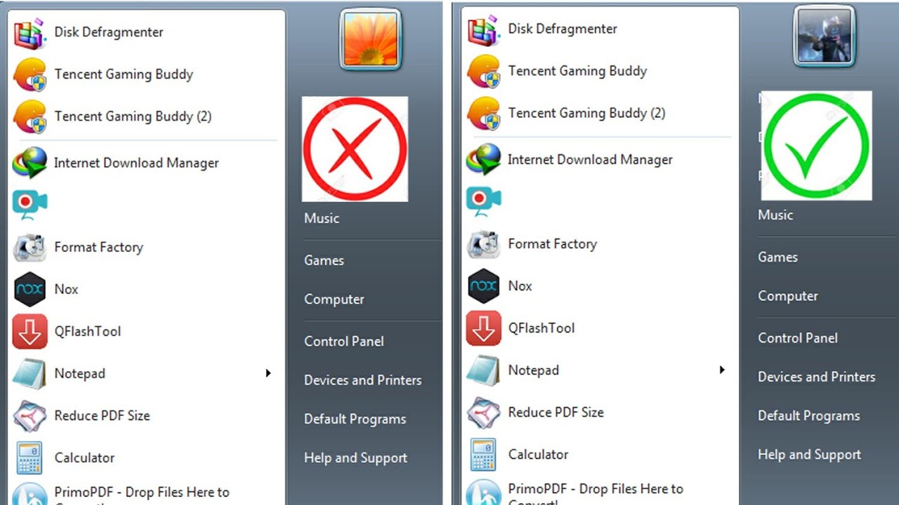 How to change computer Account picture - YouTube