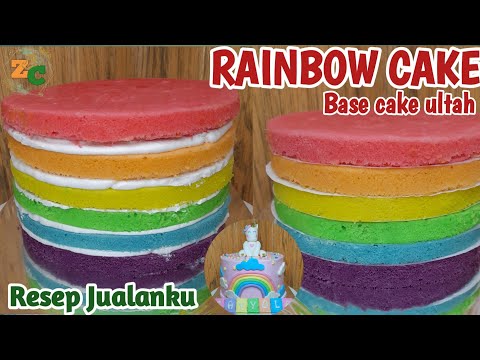 Resep Rainbow Cake Kukus 6 Telur