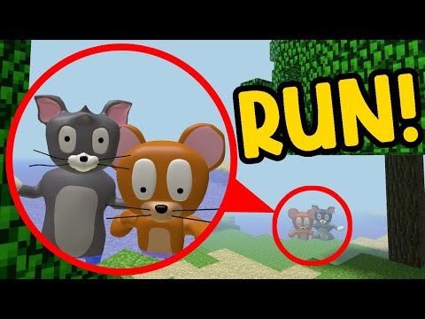 IF YOU SEE TOM AND JERRY IN MINECRAFT WORLD, RUN! FUN AND MADNESS IN Garry`s Mod