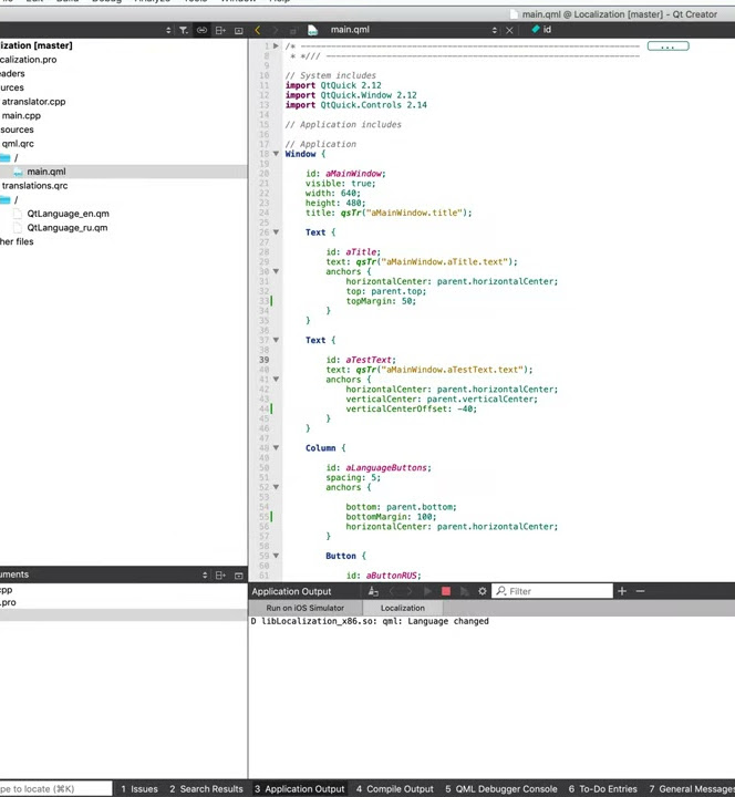 Qt/QML for iOS/Android: In-App localisation - YouTube