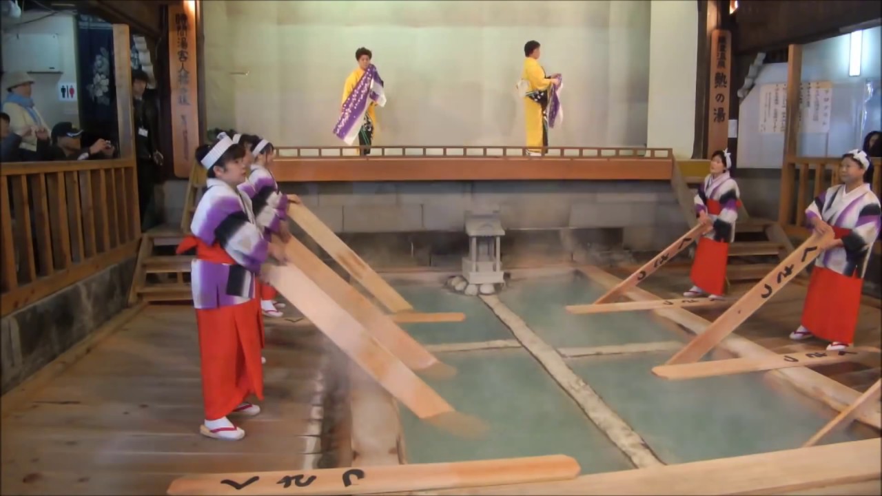 草津温泉湯もみショー　草津節
