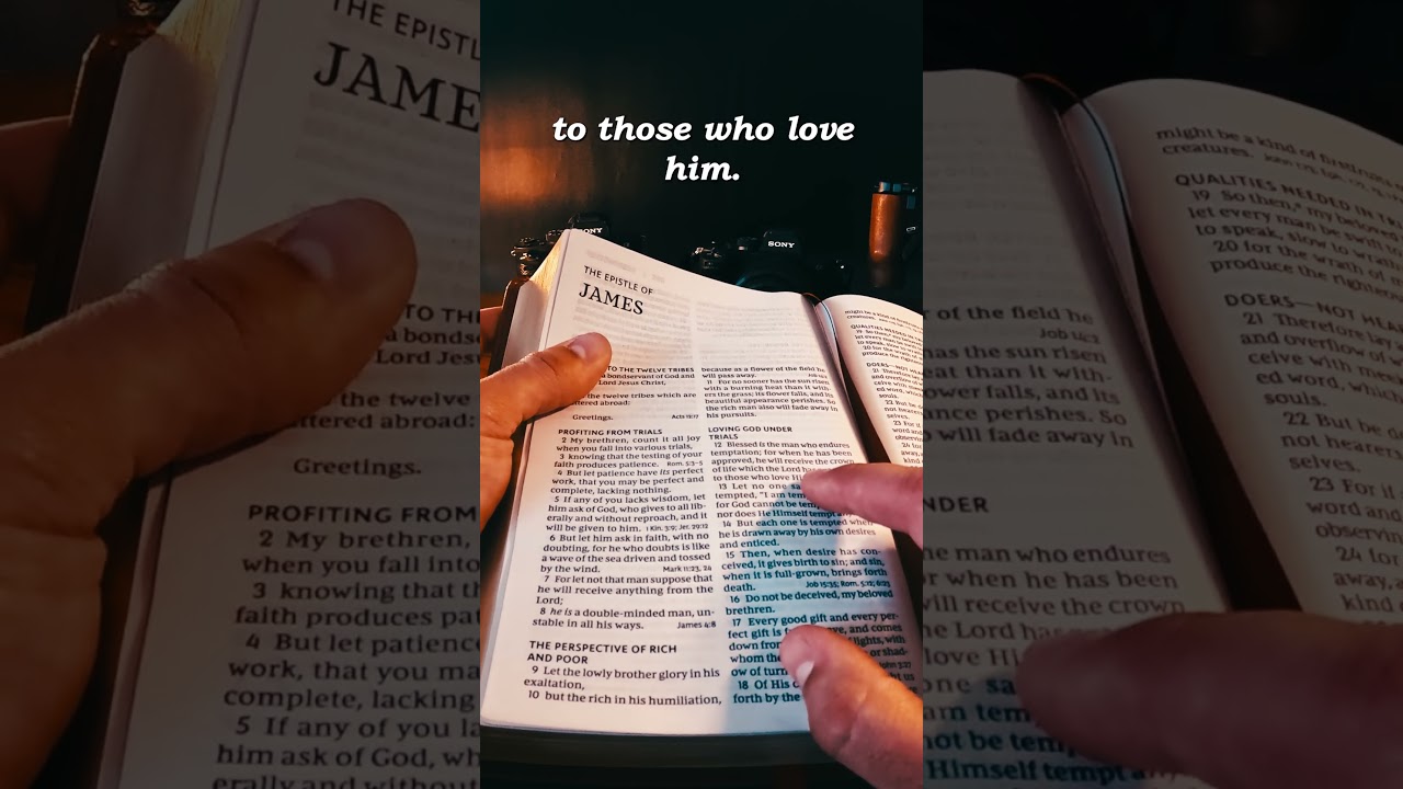 James 1:13-18 | Handling Temptation #christianasmr #biblereading #dailyscripture #scripturestudy
