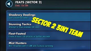 SECTOR 2: 3 FEATS IN 1 TEAM! 