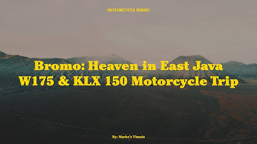 Bromo: Heaven in East Java (4K)