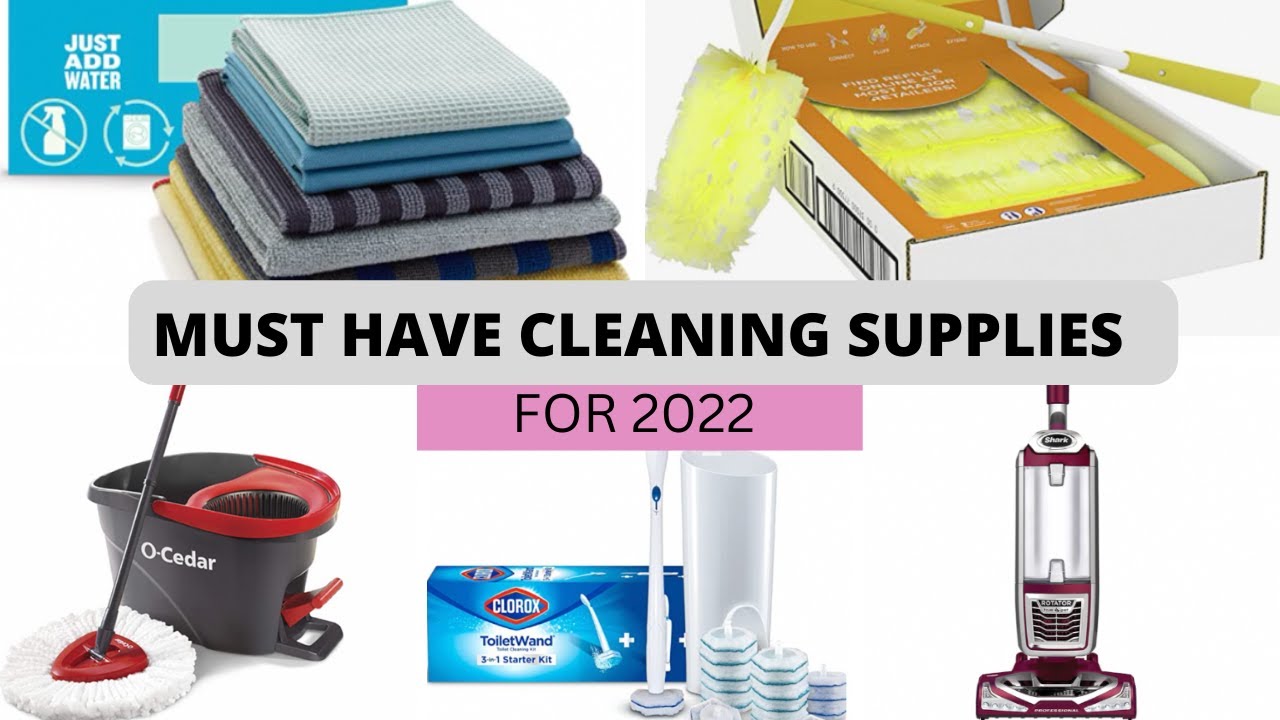 MUST HAVE CLEANING SUPPLIES 2022 CLEANING SUPPLIES YouTube