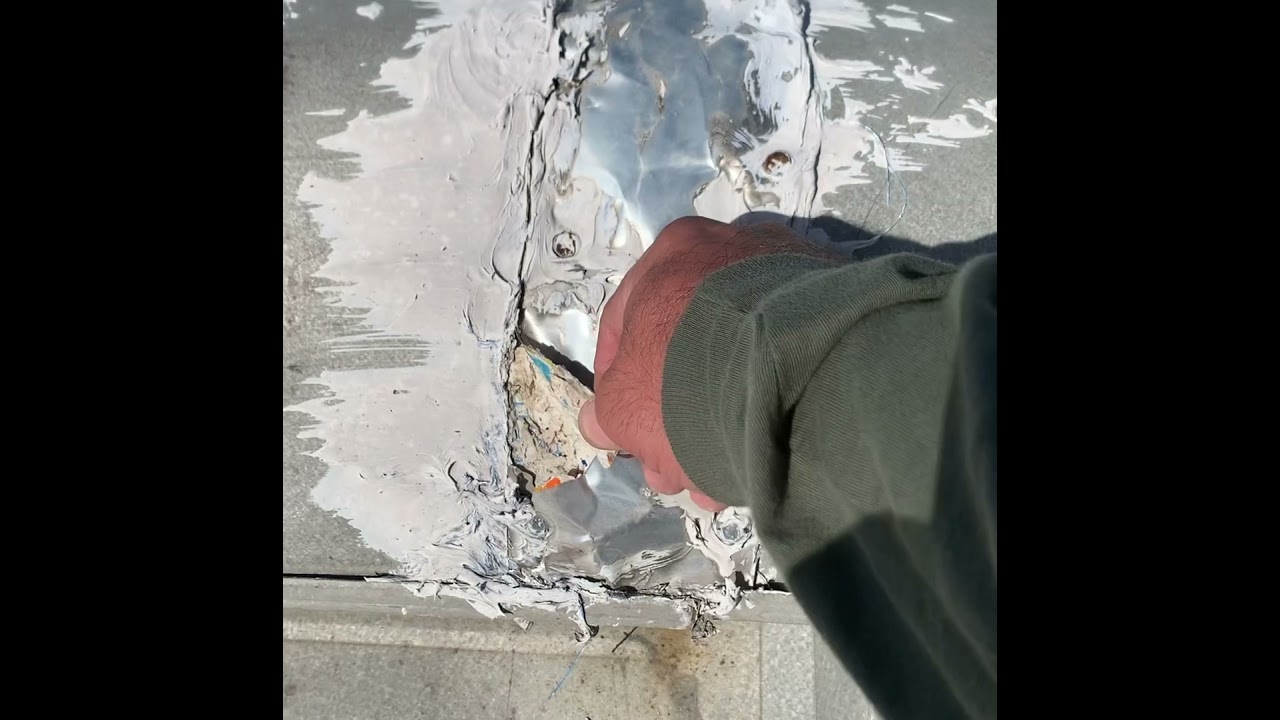 THE INFAMOUS ROOF HACKS (A.K.A Repair with a Beer can 🍺 🍻) 