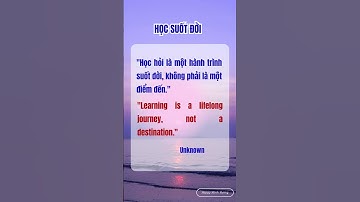 HỌC TẬP SUỐT ĐỜI