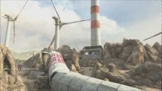 Epic Long Range Ballistic Knife Kill! Black Ops 2, Turbine! (not set up!)