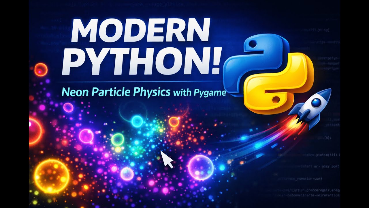 Physics In Coding Coding a Satisfying Neon Physics Simulation - YouTube
