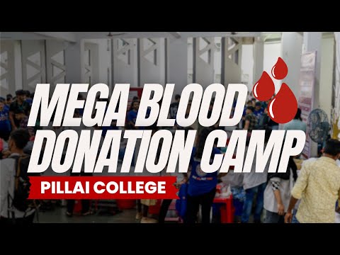Blood Donation Camp 2024 | Pillai College | Social Activity