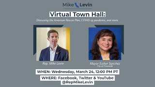 Virtual Town Hall with Rep. Mike Levin
