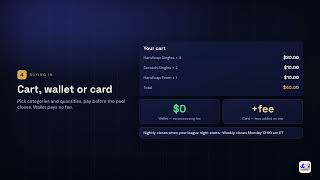 league sheets brackets explained