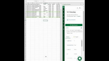 Get CryptoCompare data in Excel and Google Sheets - V2 Histoday