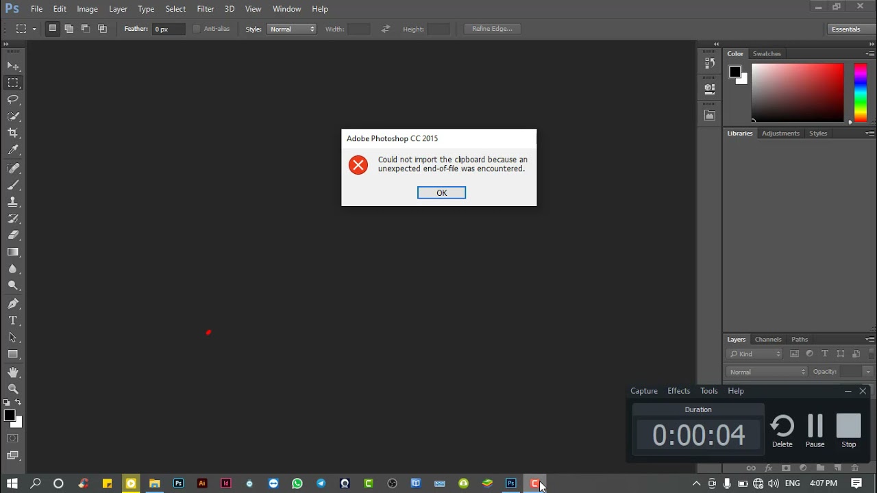 .psd คือ New 2022 Fix Problem Could not import the clipboard because an unexpected end-of-file was encountered