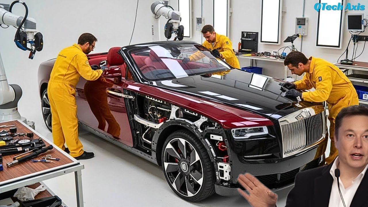 За кулисами завода Rolls-Royce La Rose Noire Droptail – самого эксклюзивного в мире автомобиля!