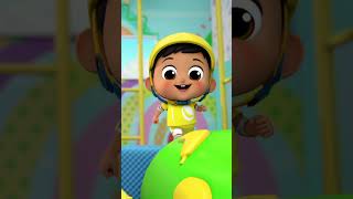 Baby John and Manny Race to Slide First! #babyjohn #littleangel #littleangelnurseryrhymes