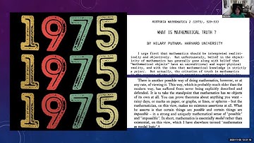 Mary Leng: "Science - or Mathematics - Without Numbers?"