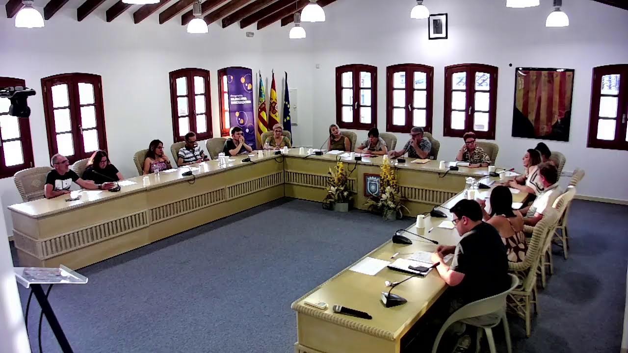 PLENARI ORDINARI AJUNTAMENT DE GATA 23/6/2025