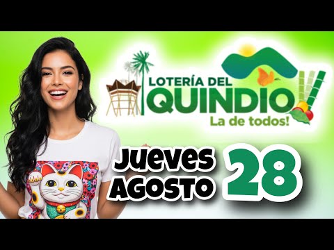 Resultado LOTERIA DEL QUINDIO Jueves 28 de Agosto de 2025
