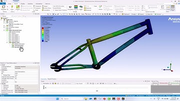 ANSYS Bike Frame Analysis | Stress & Deformation on Aluminum Alloy Frame