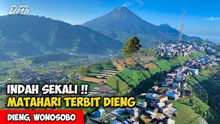 INDAH SEKALI !! SUASANA MATAHARI TERBIT (SUNRISE) DARI DESA DIENG - Cerita Desa Wonosobo