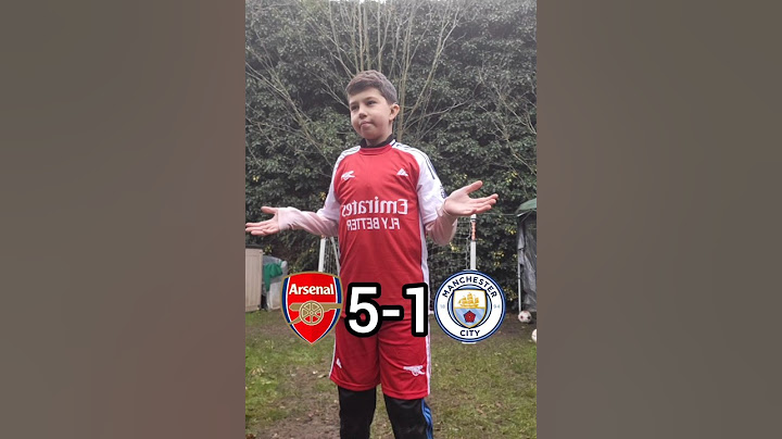 Arsenal 5-1 Man City