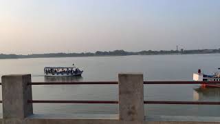 Launch entering on Achipur ferry ghat from uluberia ghat