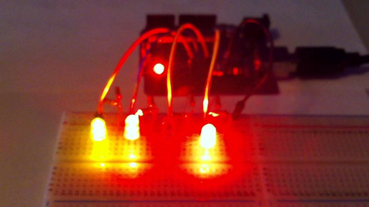 Practicando Arduino Contador Binario de 4 Bits - YouTube