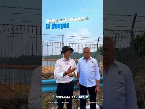 Amsakar Turun Langsung Cek Waduk Nongsa, Tegaskan Gangguan Air Bukan Akibat Data Center