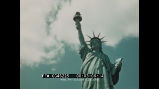Thumbnail for " NEW YORK CITY " 1940s MANHATTAN  TIMES SQUARE  STATUE OF LIBERTY  ELLIS ISLAND WALL STREET GG46225