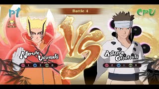 Naruto (Baryon Mode) vs Ashura - Naruto Storm Connections