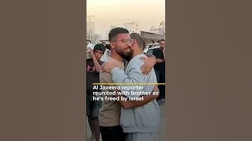 Al Jazeera reporter reunited with his brother as he