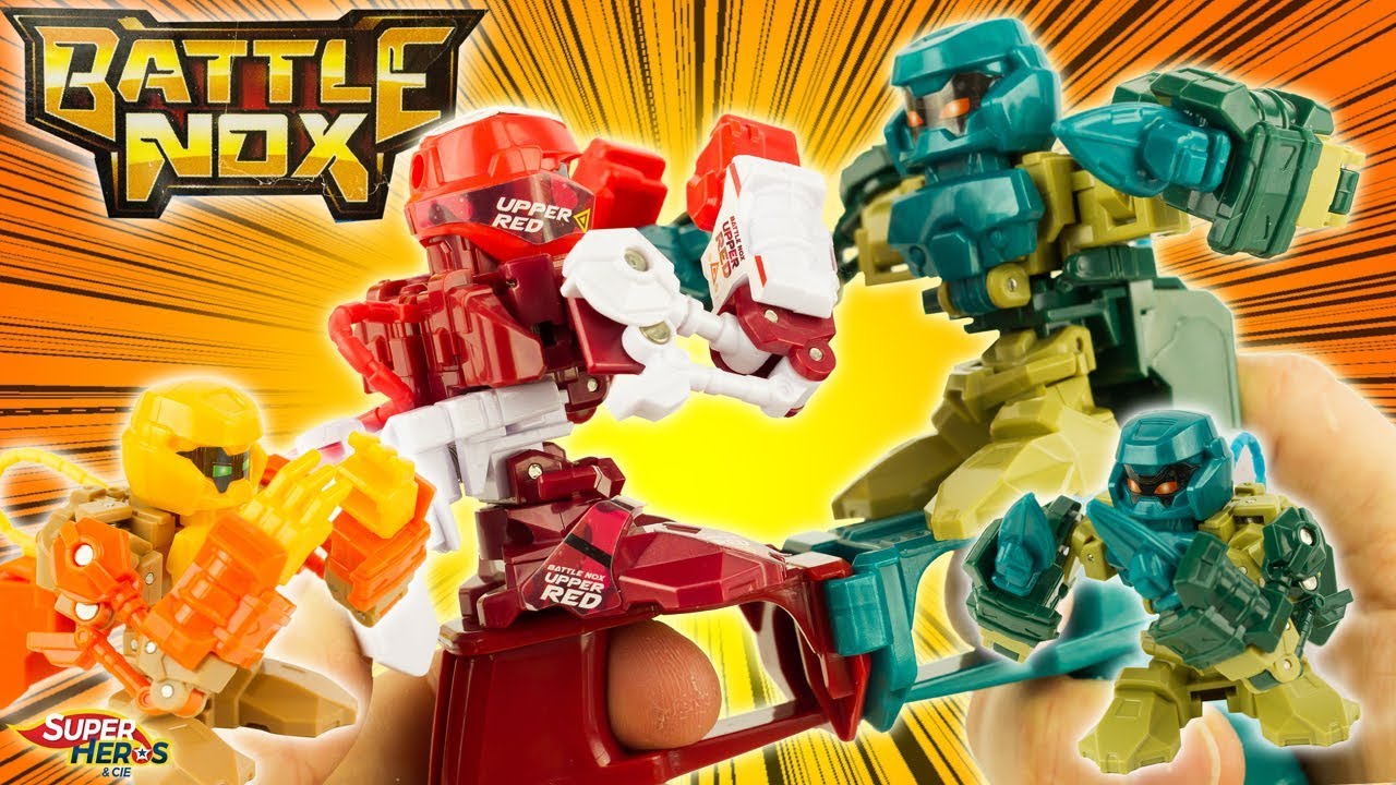 BATTLE NOX Les Robots de Combat Pouces Challenge et a jachte Splash Toys