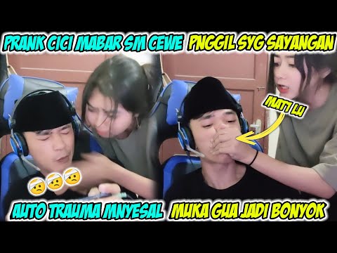 PERTAMA KALI LIAT CICI MARAH || MUKA GUA SAMPAI BONYOK DI AMUK DIA GARA GARA PRANK INI🤕!!!