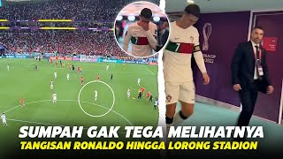 Menangis Di Lorong Stadion: Reaksi Dunia Melihat Ronaldo Menangis Usai Kalah Dari Maroko