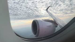 [AirAsia] Airbus A320Neo Flight AK700 Morning Scenery (Singapore to Kuala Lumpur) - 9M-AGK