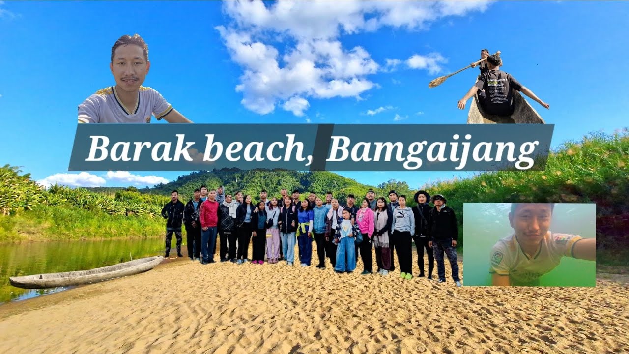 CHABAGAN YOUTH CLUB PICNIC || BARAK BEACH BAMGAIJANG || BOATING SWIMMING FOOTBALL WALKING UNDERWATER