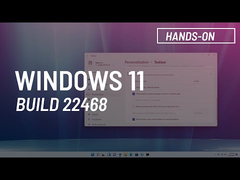 Windows 11 build 22468: New Taskbar settings, VPN tweaks, more